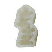 (Little Red Flower A) KINCJON Stacked Candle Making Silicone Mold Multi-purpose Resin Crafts Casting Mold