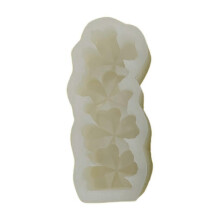 (Four Leaf Clover B) KINCJON Stacked Candle Making Silicone Mold Multi-purpose Resin Crafts Casting Mold