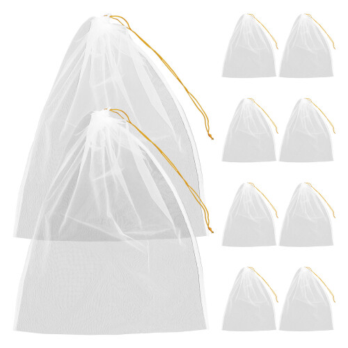 10Pcs Honungsfilter Nät Nylon Rödvinsfilterpåse Bihuskapslar 1