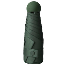 (Dark Green)UV Protection Travel Umbrella Lightweight Strong Small Travel Umbrella for Single Hand Use Summer