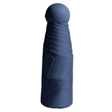 (Navy Blue)UV Protection Travel Umbrella Lightweight Strong Small Travel Umbrella for Single Hand Use Summer