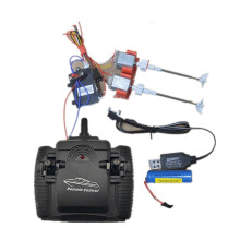 (125MM) Rc Boat Model Boot Kits Shaft+socket+motor+propeller+controller+receiver Kit Fg
