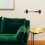stk. holder til baseballbat, 9 x 6 cm, sort 2
