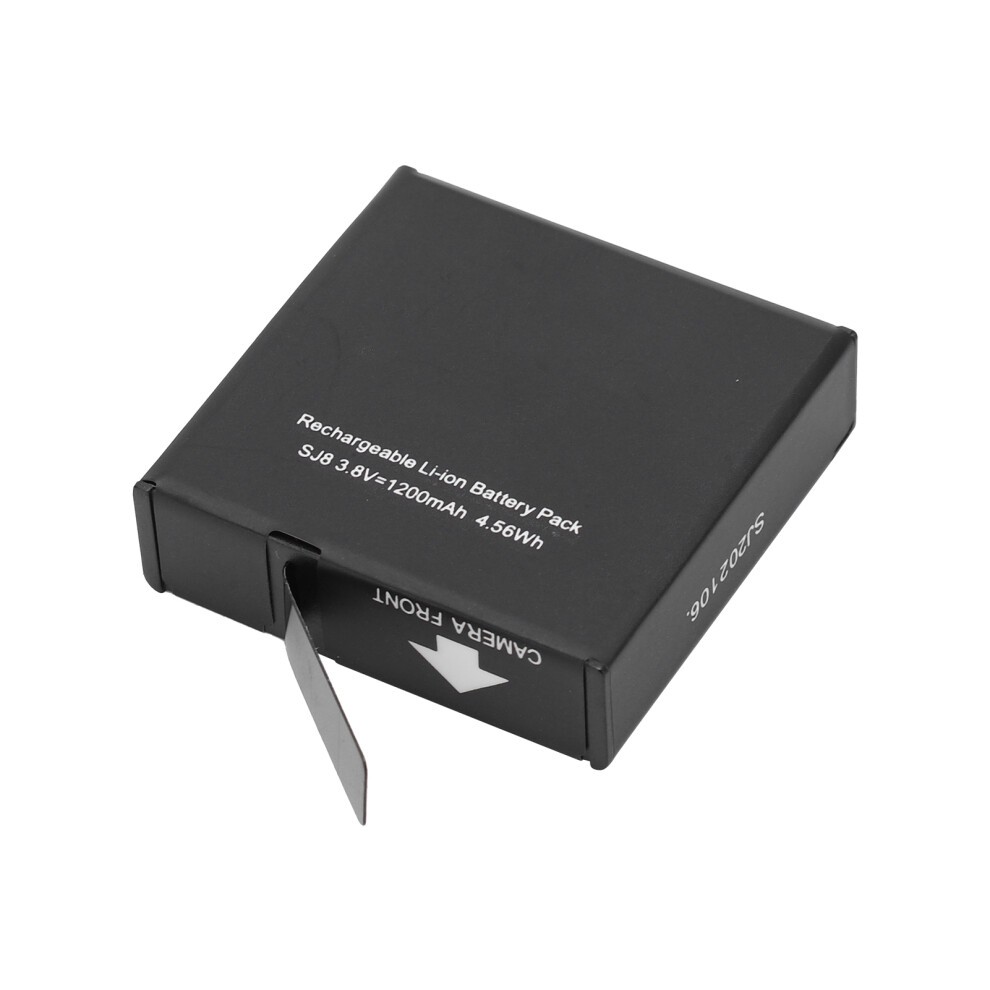 1200Mah Lipo Battery For Sj8 Series Action Camera, 3.8V Black 5051390727218