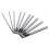 10 Pcs Leather Hole Punch Cutter Hollow Punch Set for Leather Tools for Soft Material Working 0.5-5mm 5