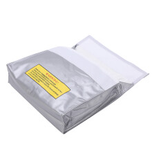 Lipo-Batterietasche Explosionssicher, Silber, L (240x65x180mm)