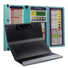 Nursing Clipboard Foldable, 3 Layers Nurse Clipboard with Nursing Edition Trifold Clipboard,Mint Gr
