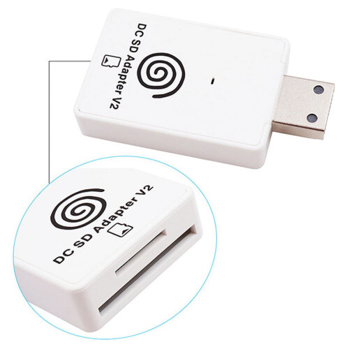 Αναγνώστης προσαρμογέα κάρτας Dc SD TF V2Voor για Dreamcast En Cd με bootloader Dreamshell 1