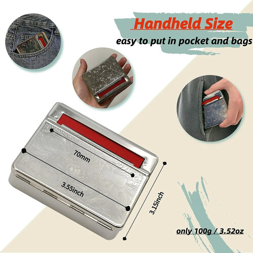 Regular Automatic Tobacco Rolling Box Auto Cigarette Roll Machine Steel 1