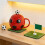14oz Keramik-Kaffeetasse in Fußballform, einzigartiges-Rot 7