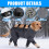 Manchons de jambe de chien couvre-jambes imperméables avec-S 7