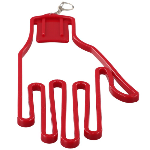 Golf Gloves Stretcher Holder 1 Piece Plastic Red 2