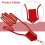 Golf Gloves Stretcher Holder 1 Piece Plastic Red 5