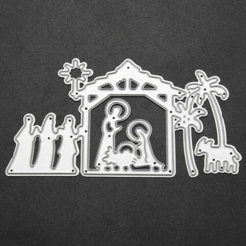 Cutting Dies Stencil Template Scrapbooking Embossing Machine Embossing Stencil Stencils, For Sizzix  Shot / Cuttlebug / And Other Punching Machine 1
