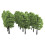 Model Trees HO Scale Railroad Diorama Scenery 3.5cm 80pcs 5