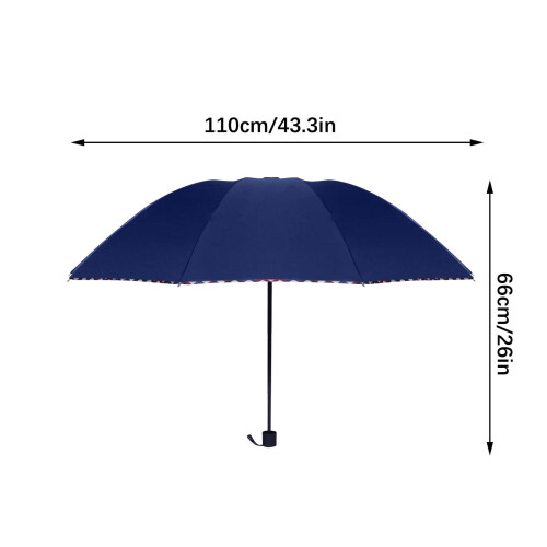 4 συσκευασίες εξαιρετικά μεγάλης ομπρέλας για βροχή διπλής χρήσης με παχύ 2