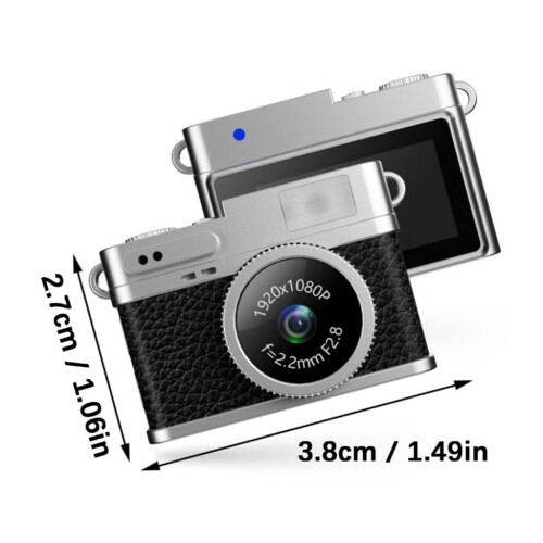 Mini Keychain Camera 1080P Mini Thumb Sized Camera Keychain Video Camera 2