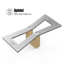 2X Dovetail , Wood Joints Gauge Dovetail Guide Tool with Scale, Dovetail Template Size 1: 5-1: 6 and 1: 7-1: 8