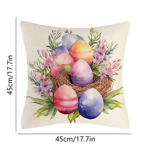 Easter Pillow Covers Linen 18IN 2