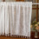 Kitchen Tier Curtains Checkered Light Filtering 24 Inch 4