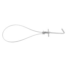 Adjustable Stainless Steel Pig Catcher Trap, 54.5x20cm Farm Livestock Equipment