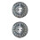 2Stk LED Regenschirm Licht Transparent Camping Zeltlampe Notfall 5