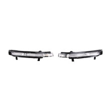1Pair Car Rearview Mirror Turn Signal Flashing LED Indicator for Octavia Superb 2009-2013 3T0949101, 3T0949102