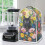 Κάλυμμα σκόνης για μηχανή καφέ Black Cat Floral για εσωτερική κουζίνα, παχύρρευστο 5