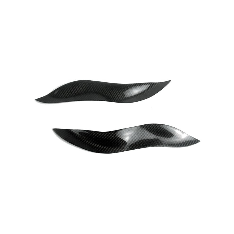 Car Headlights Eyebrow Eyelid Trim Cover Sticker Car Styling Accessories For 2003 Carbon Fiber 4711464407965