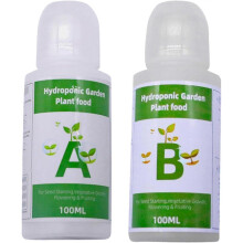 (1set)General Hydroponics Nutrients A and B for Plant Flower Vegetable Fruit Hydroponic Plant Grass Nutrients Garden Fertilizer Supply