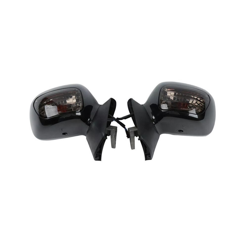 1Pair Motorcycle Rearview Mirrors&Smoke Signal Lens For Goldwing Gl1800 2001-2017 Reverse Rear Mirror Turn Signals 6034236465955