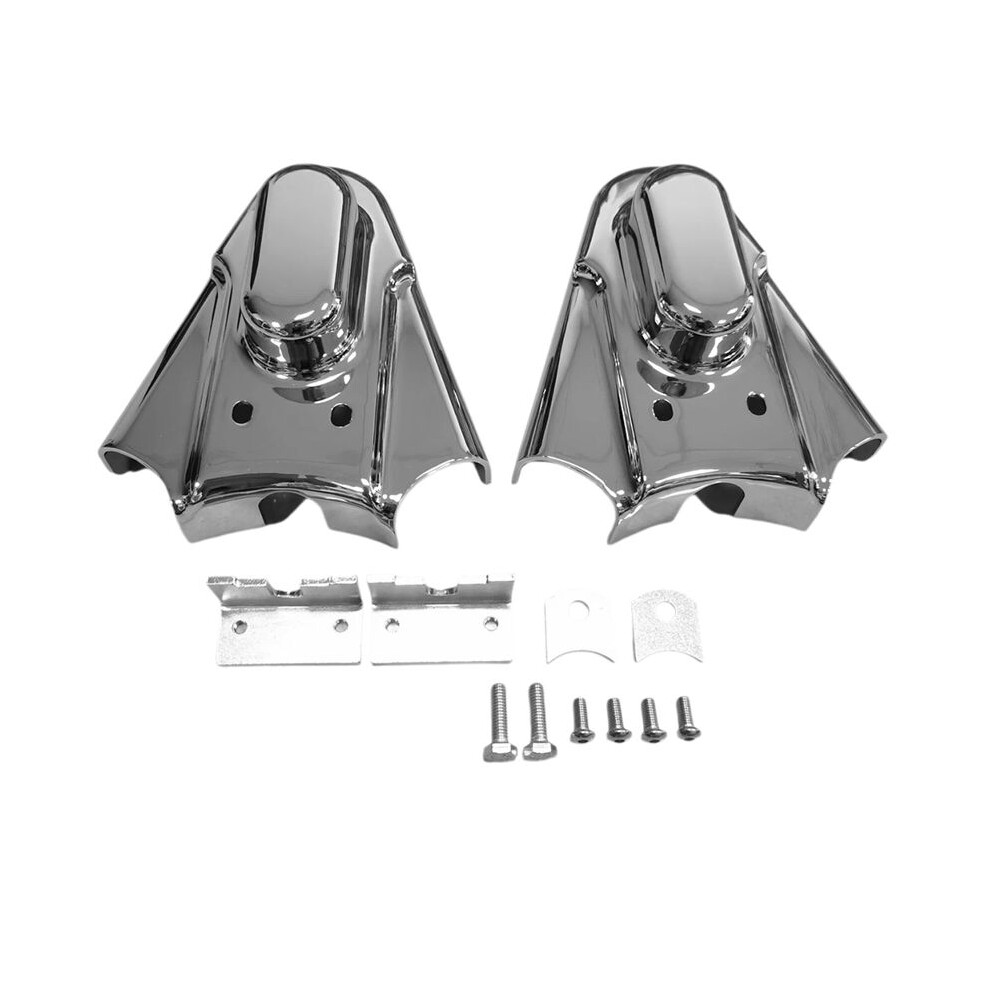 Motorcycle Chrome Metal Rear Phantom Swingarm Axle Covers For Softail Springer Efi Fxstsi Fxstd Flstf Flstn 6034214654333