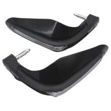 Motorcycle Hand Guard Brake Lever Guard with White LED Light Windproof Hand Shield Protector Motorcycle Accessories