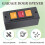2X Garage Door Opener, Electric Door Roll  Lock Box, Surface Mounted Concealed Button  C 6