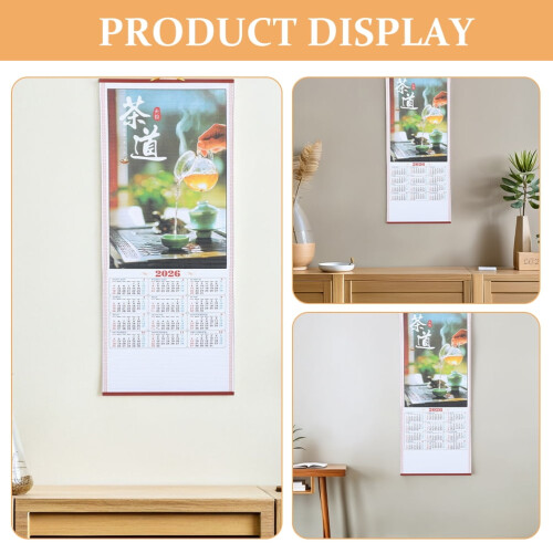 Dekorationer för månsnyår Väggkalender Multi 2 st 2