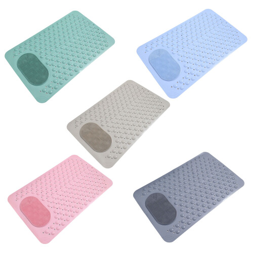 Extra Large AntiSkid Bath Mat For Bathtub With Quick-2 Beige 1