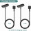 Tianle Charger Compatible with Fitbit Inspire 2 – 2-Pack Replacement Cable, 3.3ft (1m) 7