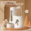 Practical Small Pet Food Feeder Water Dispenser 2in1-Blue 5