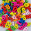 Wooden Flatback Letters and Numbers Crafts 100 pcs 6