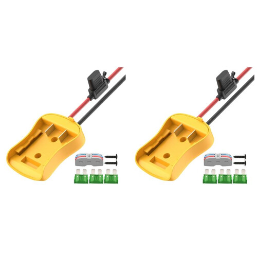 2X for  18V Battery DIY with  Converter Power Tool Lithium Battery Output Adapter