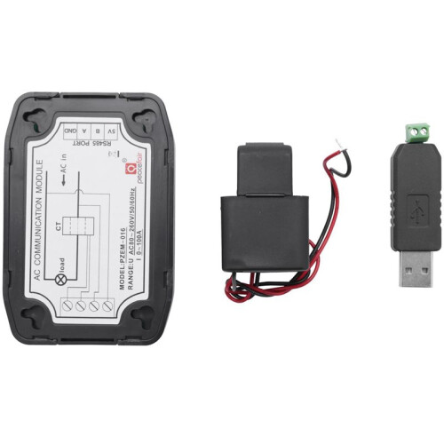 2X Peacefair AC Single Phase Watt  Meter RS485 Modbus 220V 100A Voltage Current Frequency Power Factor Kwh Meter 2