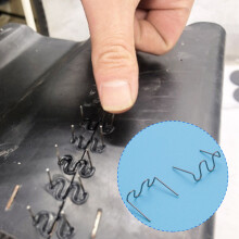 1500Pcs Lassen Staven Hot Nietje Reparatie Machine Plastic Lassen Hot Nietmachine Auto Bumper Reparatie Pre Cut Wave Nietjes 0.6Mm