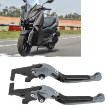 Motorcycle Brake Clutch Levers Replace for Yamaha XMAX 250 300 400 Gray