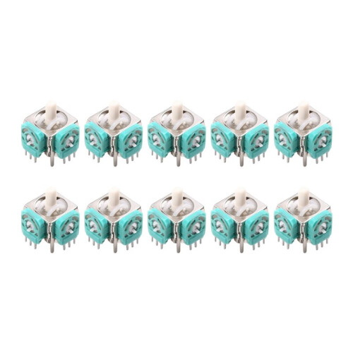10PCS 3D Analog Joysticks Sensor Module Stick Replacement Repair Parts Game Parts for  NGC Gamecube Controller