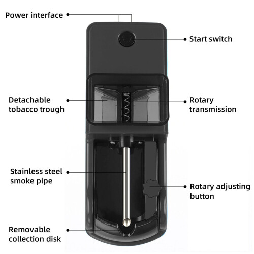 Automatic Cigarette Injector Machine Electric Rolling Maker for 8.0 / 6.5 mm 2