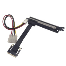 3.0 PCIe Riser-Karte 1x auf 16x Adapter Kein USB-Anschluss Erforderlich, mit Stromkabel PCI-E X1 X16 GPU Riser-Adapter für Erweiterungskarten