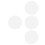 4Pcs Transparent Round Acrylic Boards Lightweight Clear Sheets for DIY 10