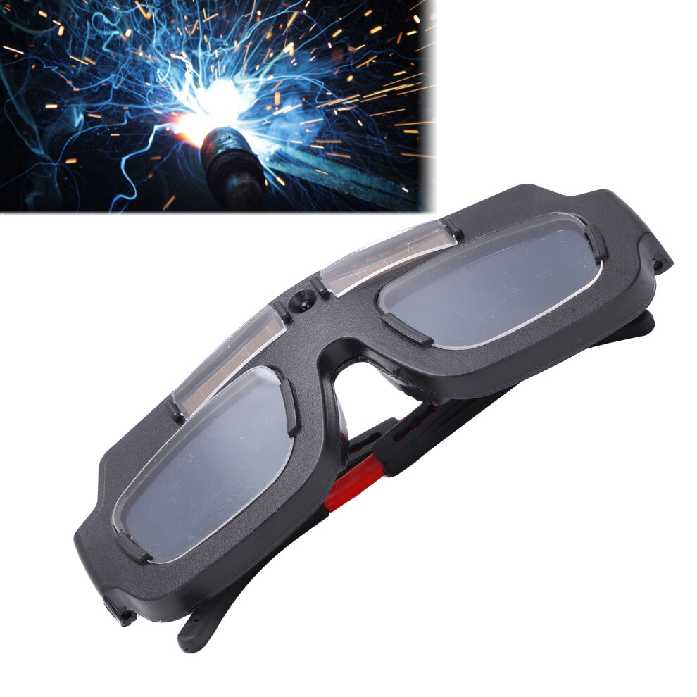Solar Auto Darkening Welding Goggle, Anti Radiation, Adjustable, Black 9461390731195