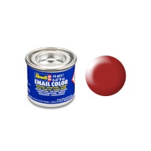 Revell Silk Fiery Red (RAL 3000) Email Colour Enamel 14ml Model Paint No.330