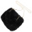 Plüsch Schultertasche Henkeltasche Handtasche Schwarz 8
